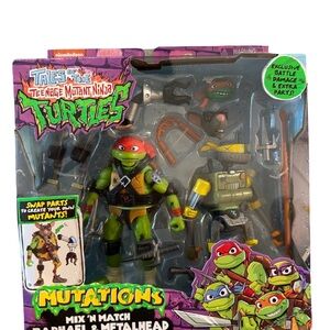 Mutations Mix 'N Match Raphael & Metalhead Action Figure - Green/Red